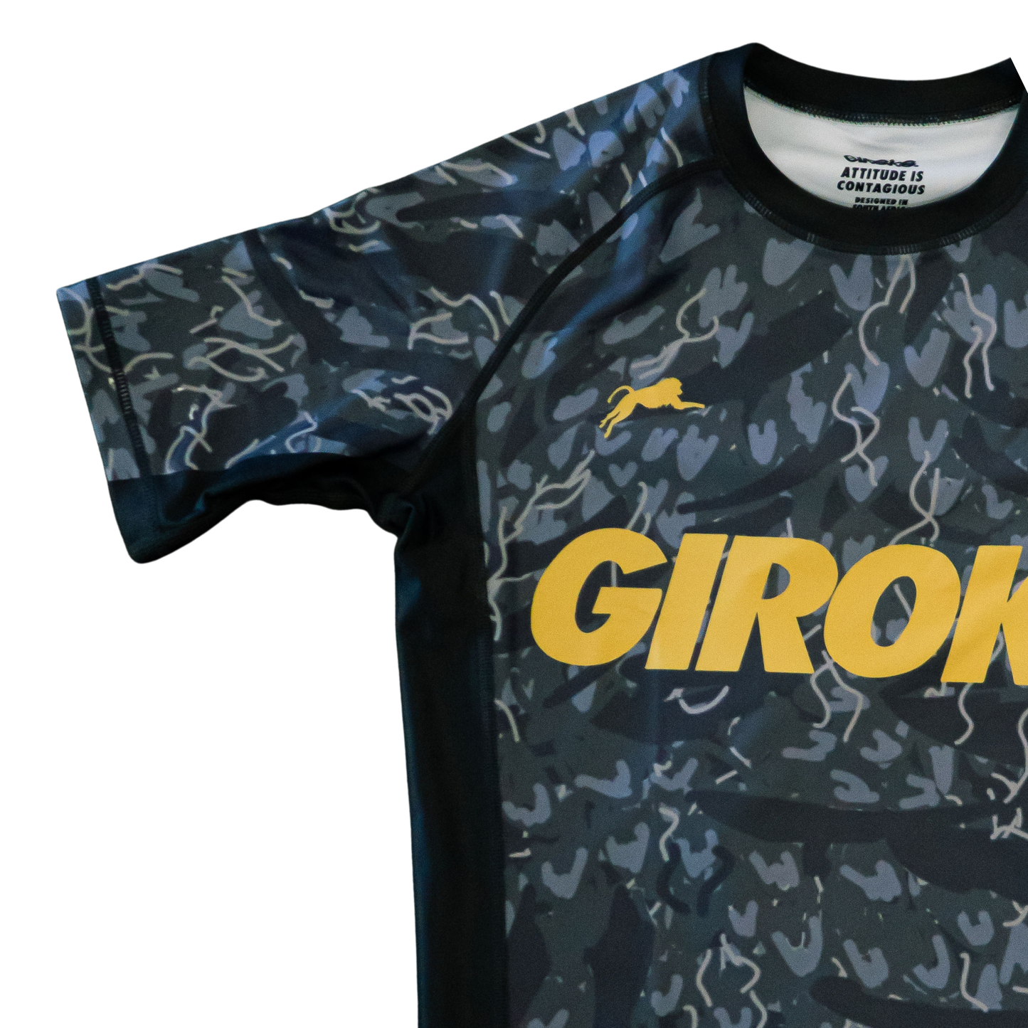 Grey Camo Rash Guard