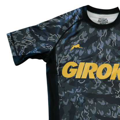 Grey Camo Rash Guard