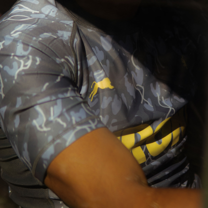 Grey Camo Rash Guard